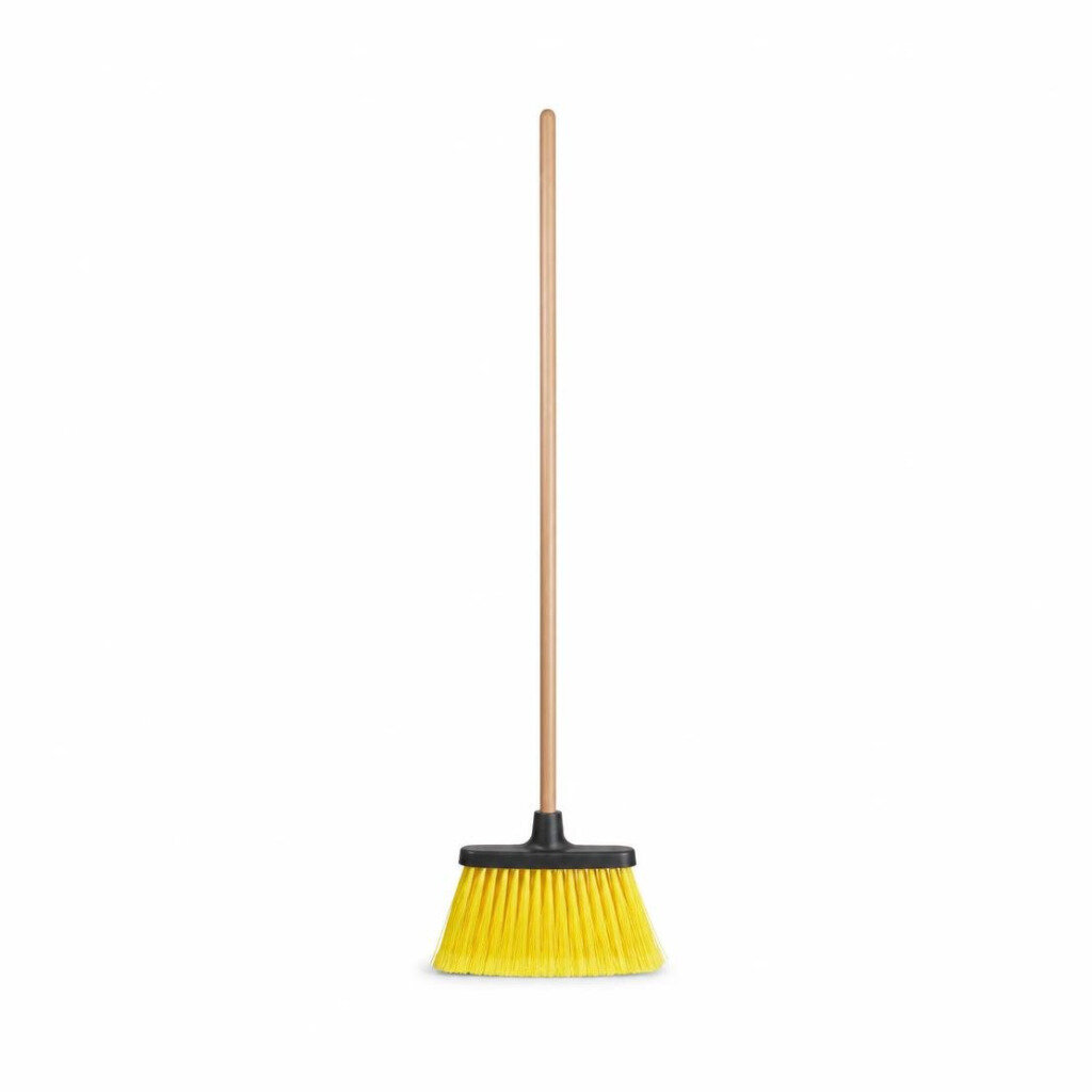 RAYACO 2020 NYLON BROOM WITH WOODEN HANDLE