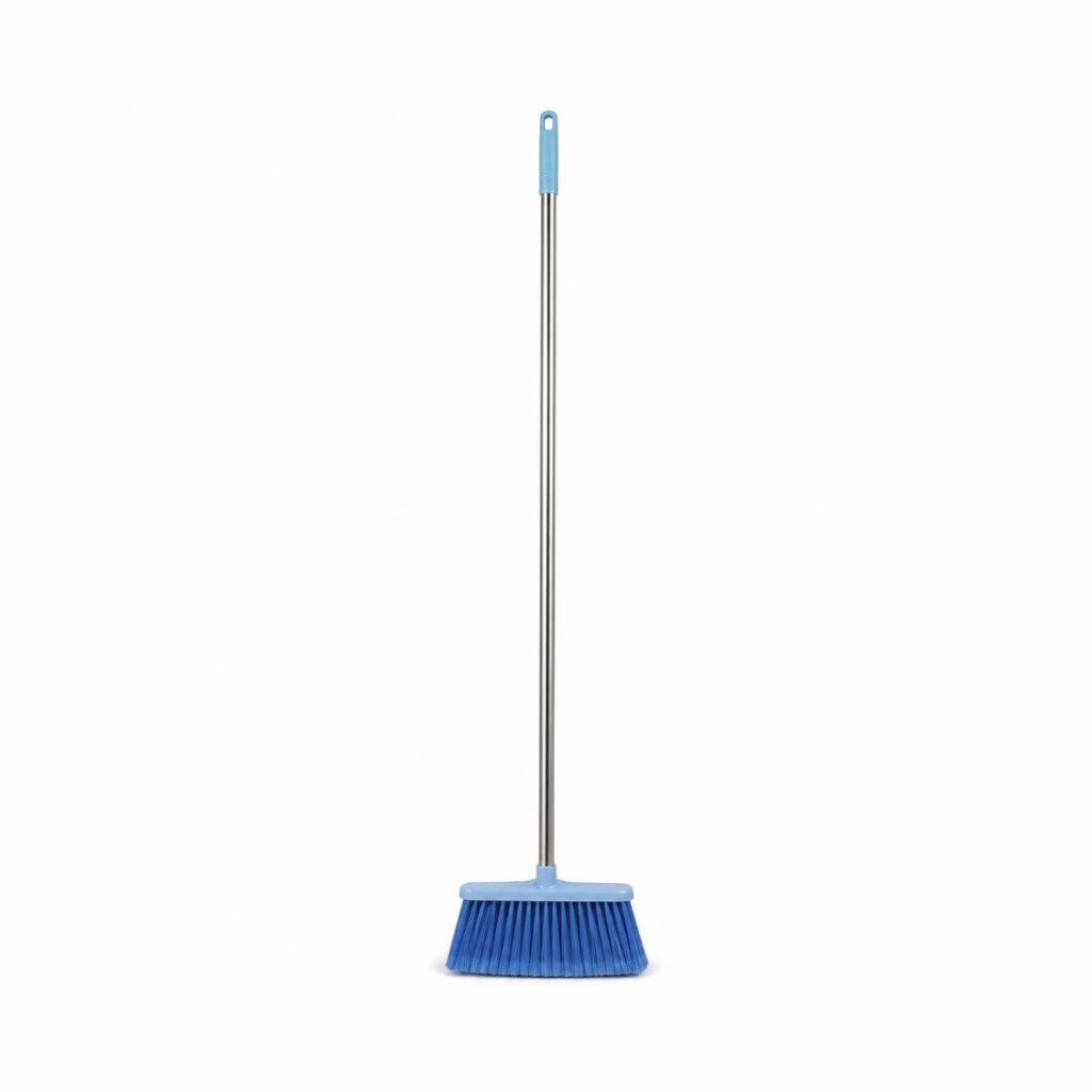 RAYACO 718 NYLON BATH BROOM WITH IRON HANDLE