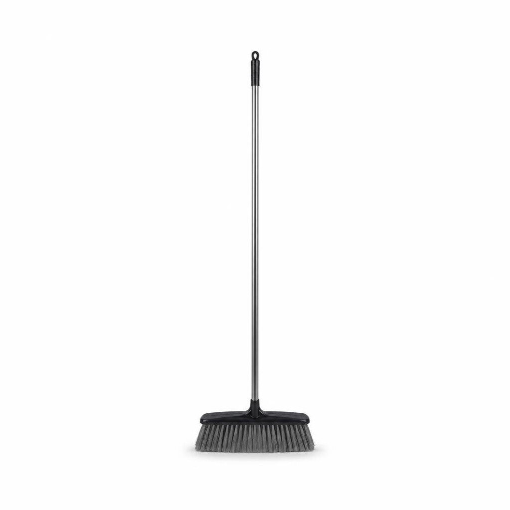 RAYACO 918 NYLON BROOM WITH IRON HANDLE