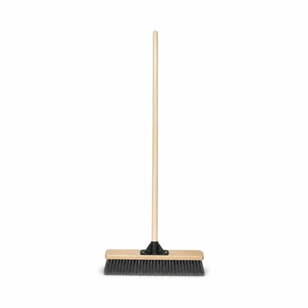 RAYACO 484P HARD NYLON BROOM WITH HANDLE