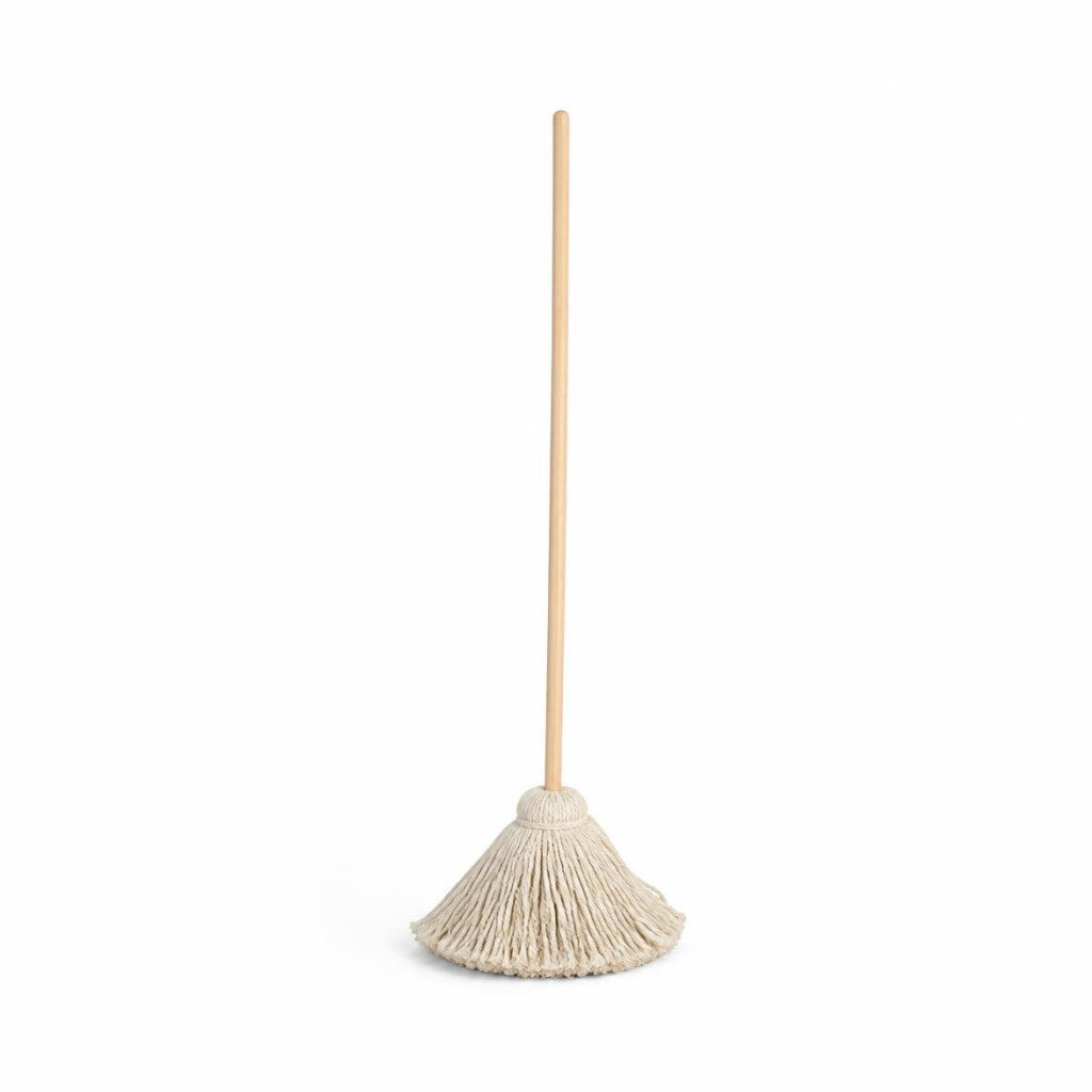 RAYACO V40 COTTON MOP WITH WOODEN HANDLE