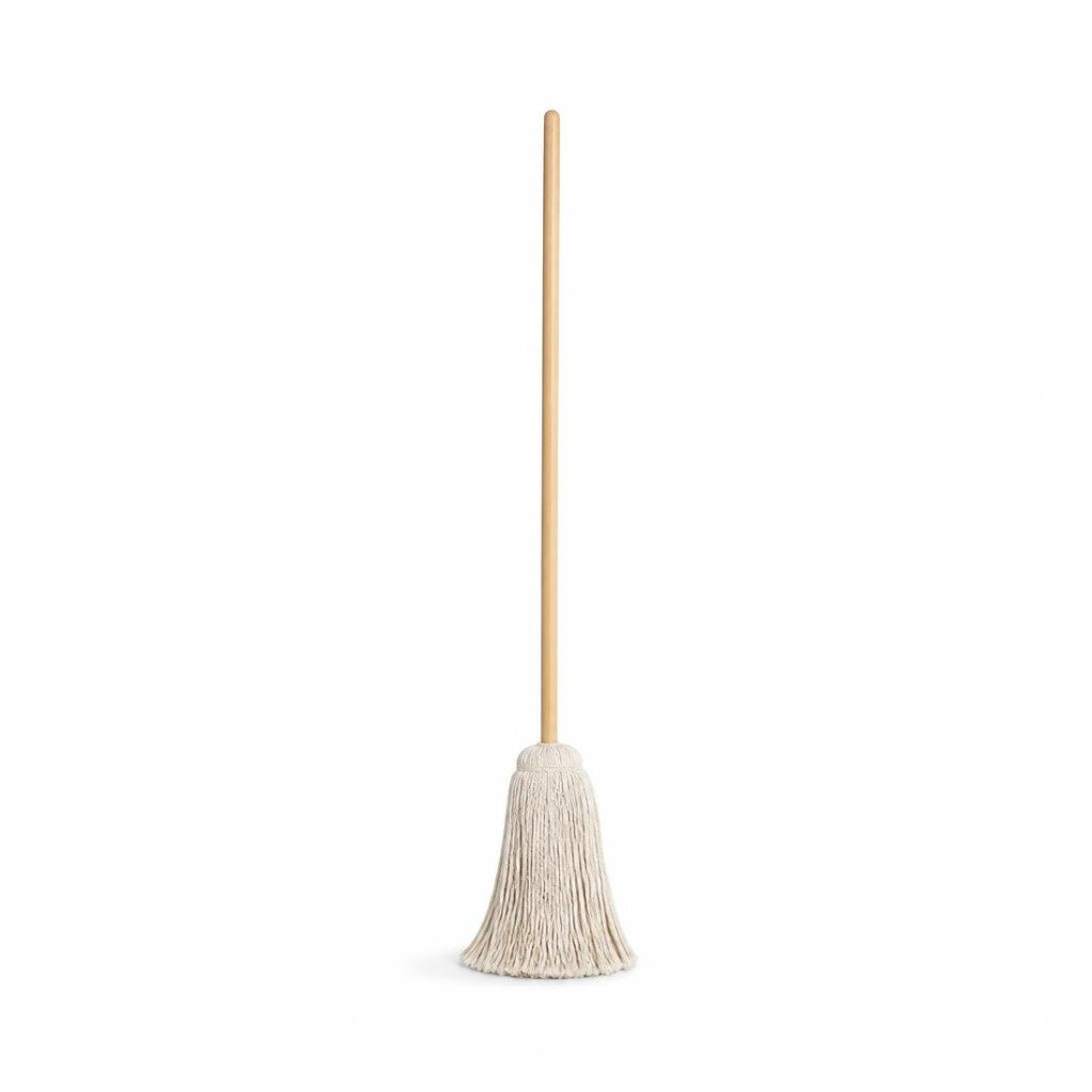 RAYACO V50 COTTON MOP WITH WOODEN HANDLE