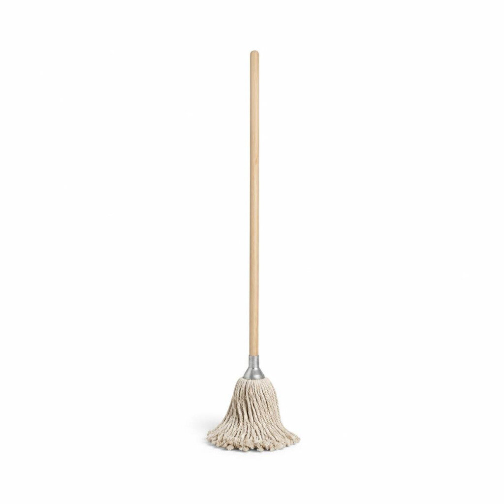 RAYACO 420 COTTON MOP WITH WOODEN HANDLE