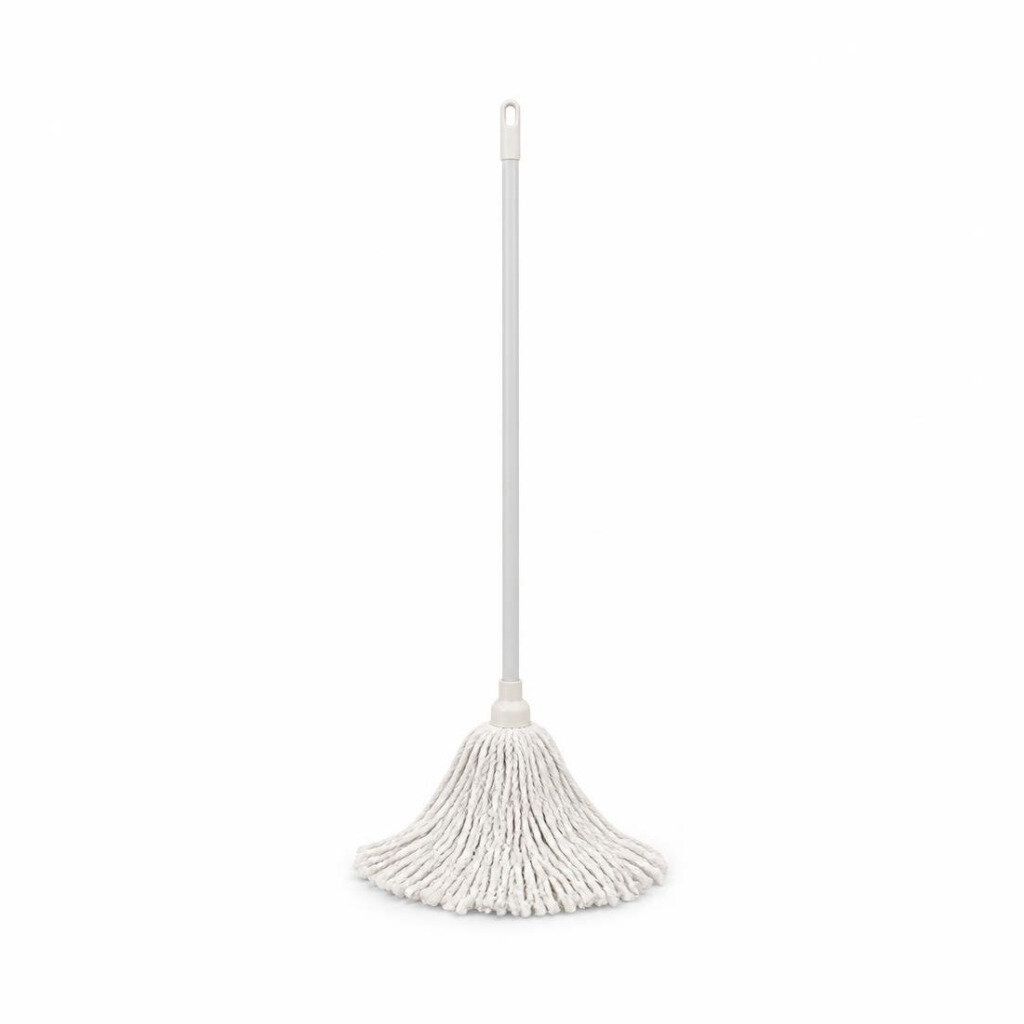 UNI 415 WHITE BLEACH FLOOR MOP WITH HANDLE