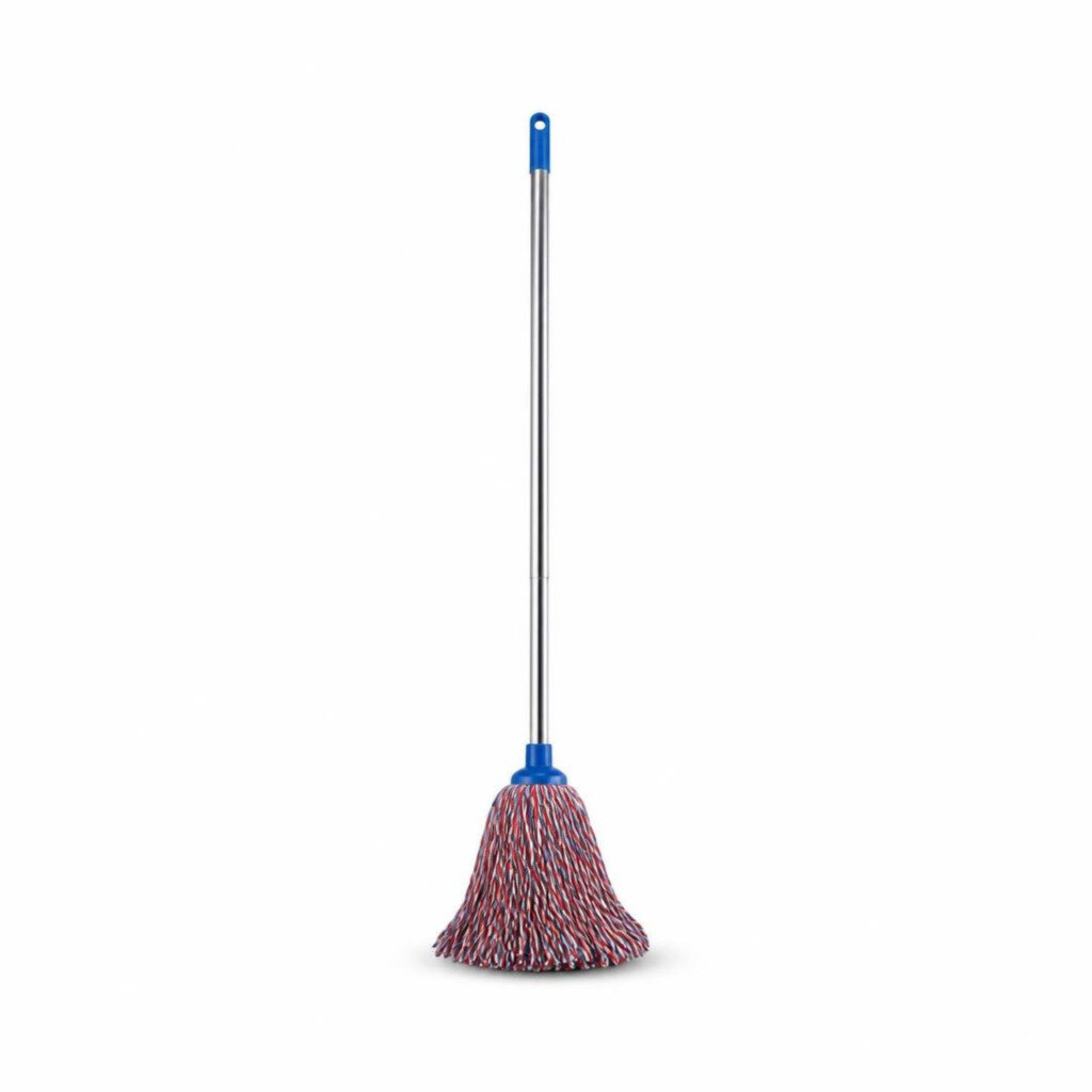 2535 COLOUR COTTON MOP WITH IRON HANDLE