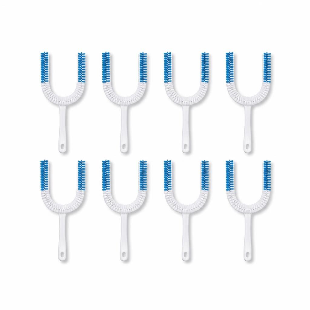 8PCS PP U SHAPED BRUSH