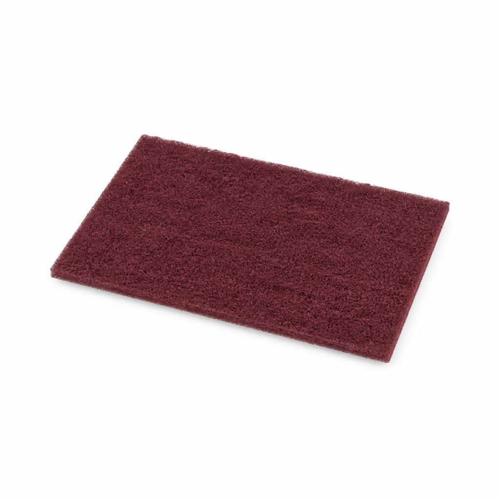3M 7447 6" X 9" SCOTCH BRITE - MAROON