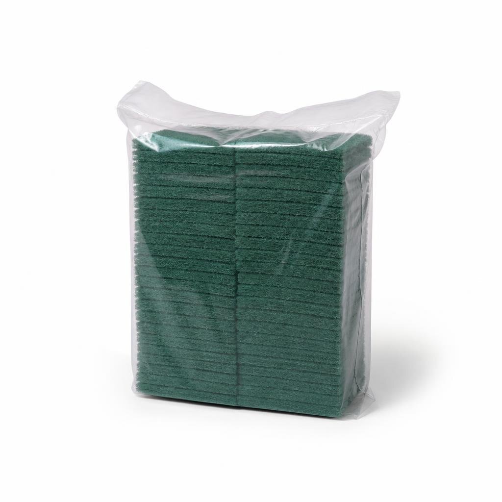 RAYACO 4025 9.5CM X 7CM X 2.5CM GREEN SCOURING PAD (50PCS/BAG)