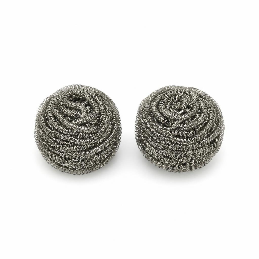 UNI 2PCS STAINLESS STEEL SCOURER