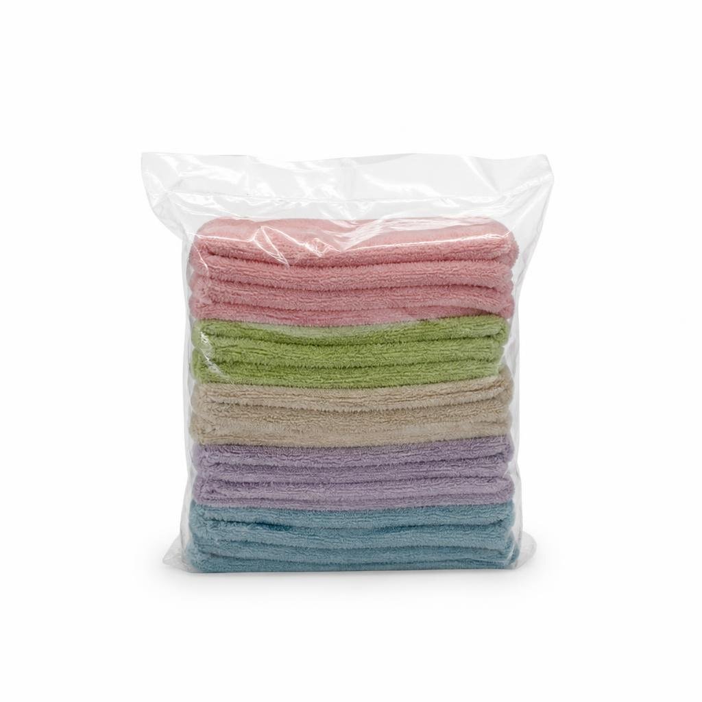 22CM X 25CM CORAL VELVET KITCHEN TOWEL (10PCS/BAG)