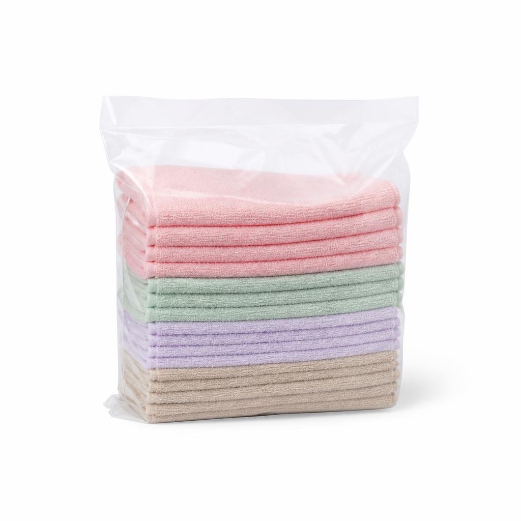27CM X 16CM CORAL VELVET KITCHEN TOWEL (10PCS/BAG)