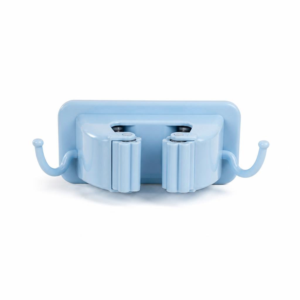 SEAMLESS WALL HANGING MOP HOOK - BLUE