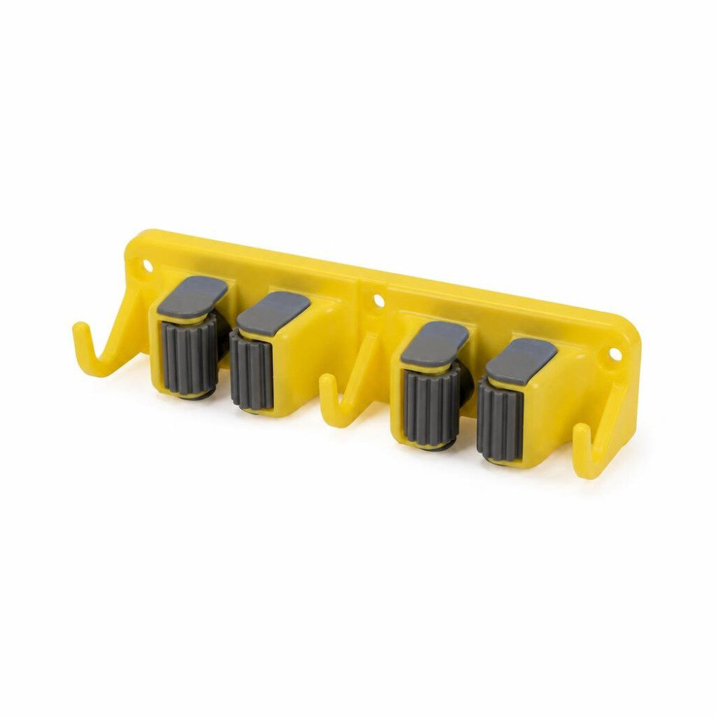 DOUBLE COLOR MOP HANGERS WITH HOOK - YELLOW