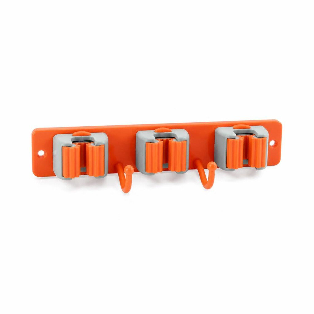 DOUBLE COLOR MOP HANGERS WITH HOOK - ORANGE