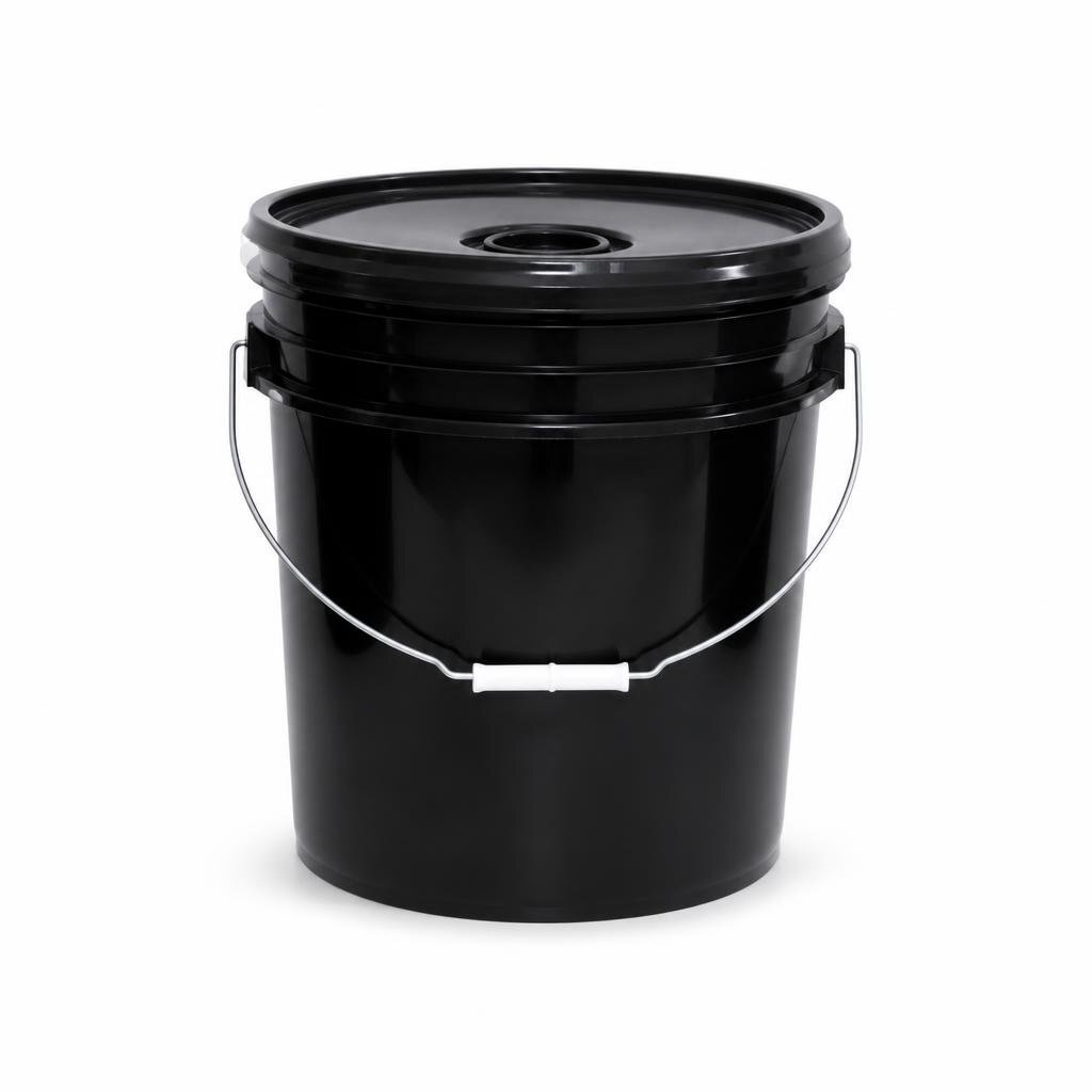 CSK-4012 12GAL BLACK PAIL W/COVER 8120