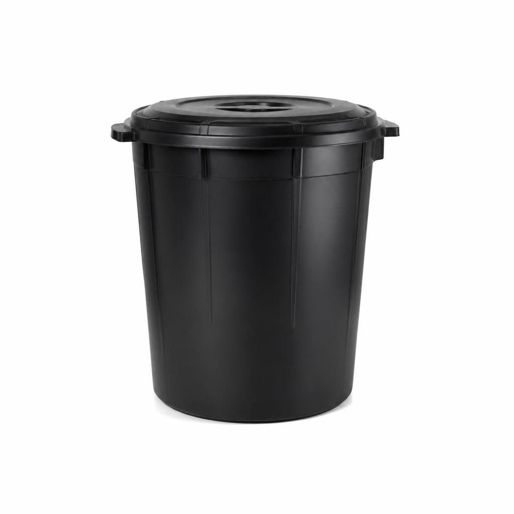 CSK-4035 35GAL BLACK PAIL W/COVER