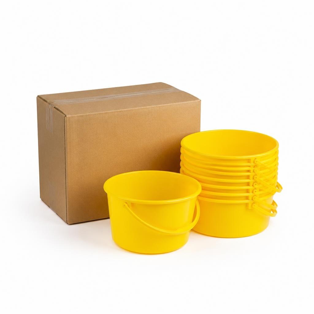 CEMENT PAIL YELLOW - SMALL (25PCS/BUNDLE)