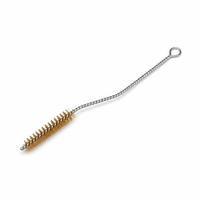 ROBINSON 22CM BENT WIRE CLEANING BRUSH - BRASS