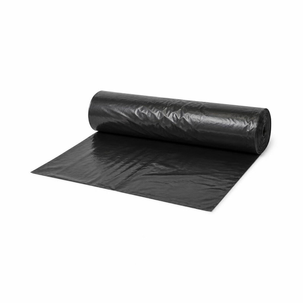 0.5MM X 2M X 25M PE SHEET - BLACK