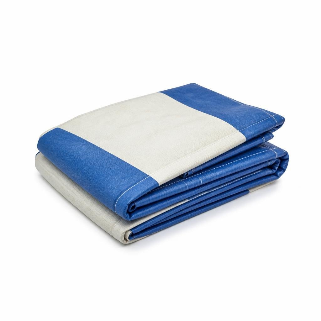 BWC 30X30 BLUE & WHITE CANVAS