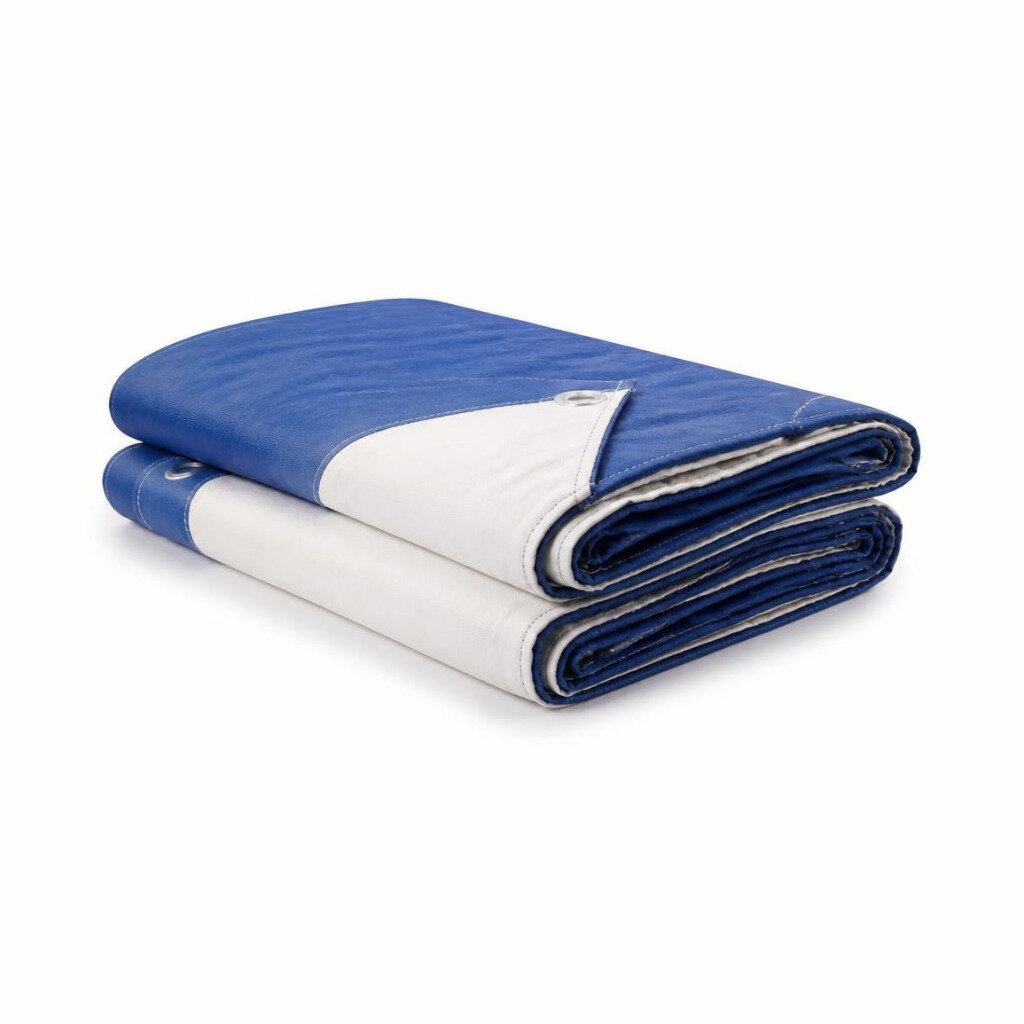 BWC 06 (1.83M) X 36FT BLUE & WHITE CANVAS