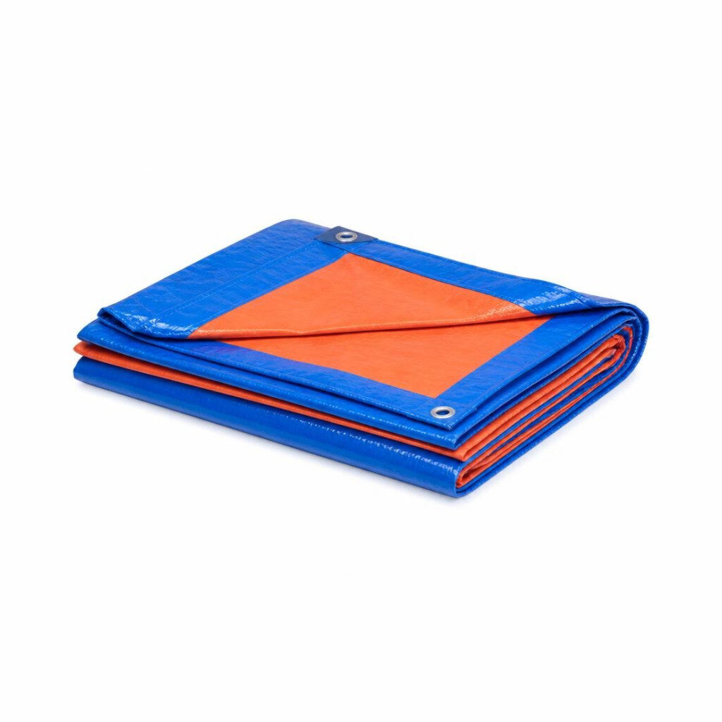 BOC 4M X 6M X 0.4MM BLUE & ORANGE CANVAS SHEET