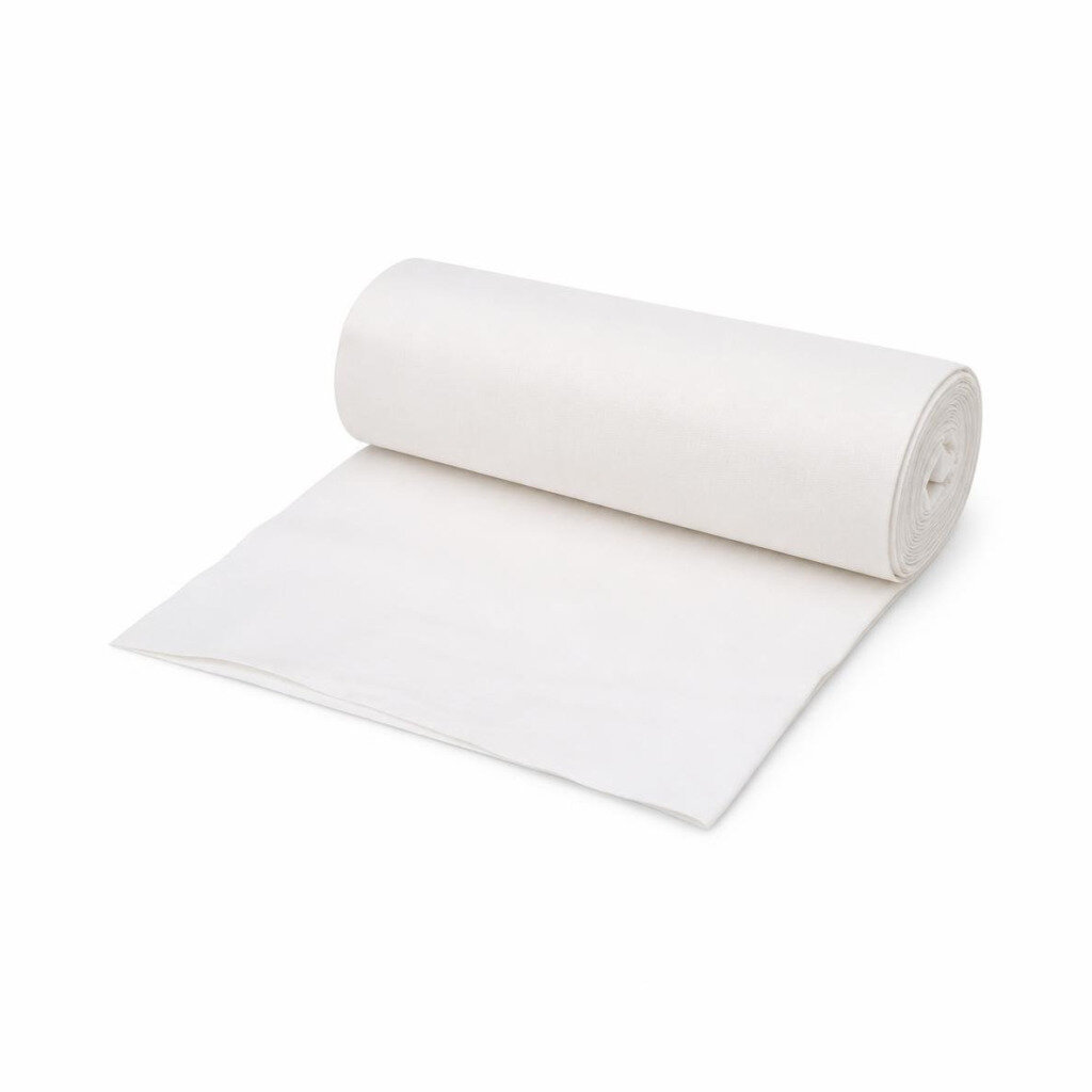 0.83M X 36.6M (40YARD) WHITE COTTON LINEN FABRIC