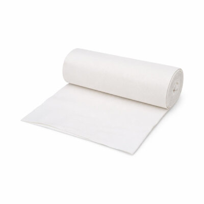0.83M X 36.6M (40YARD) WHITE COTTON LINEN FABRIC