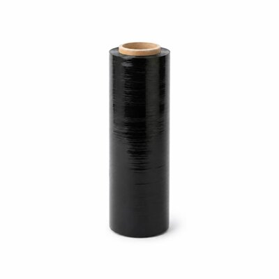 4" STRETCH FILM - BLACK