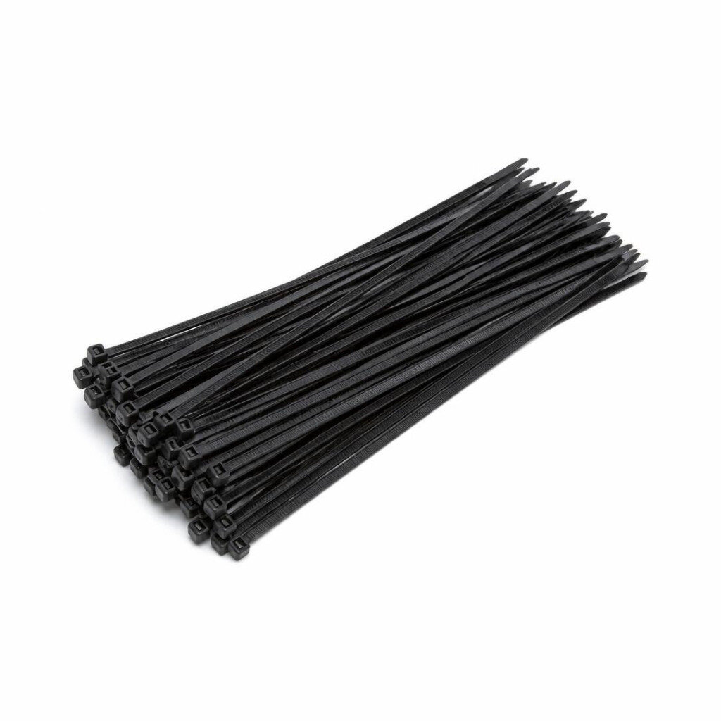 M-4"100MM X 2.5MM CABLE TIE - BLACK (500PKT/CTN)