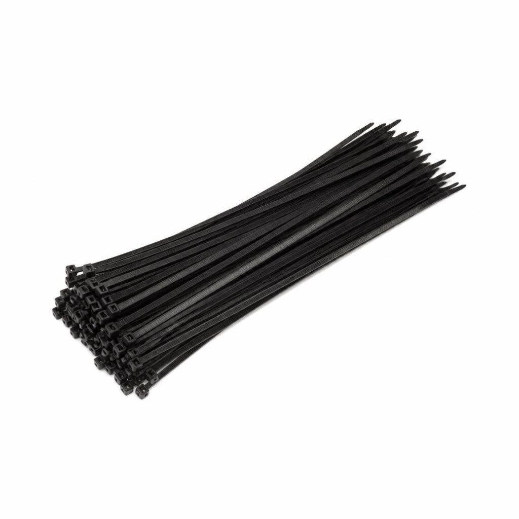 M-12"300MM X 4.8MM CABLE TIE - BLACK (100PKT/CTN)