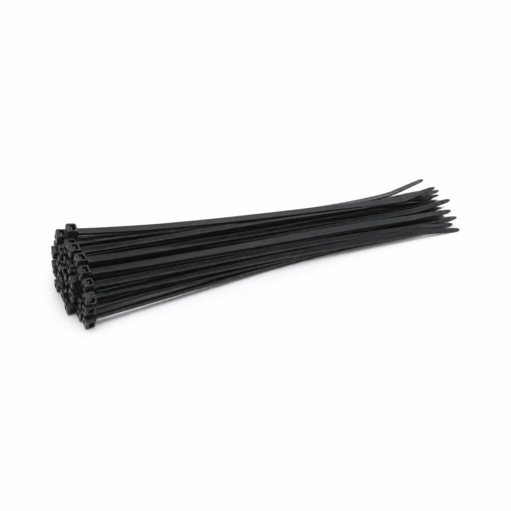 M-18"450MM X 7.6MM CABLE TIE - BLACK (40PKT/CTN)