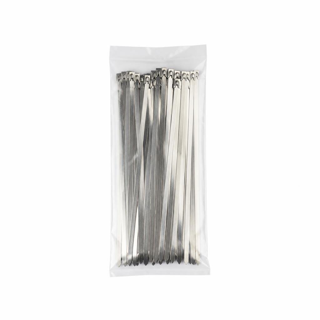 RAPID-TECH 8" X 4.6MM 304 STAINLESS STEEL CABLE TIE (100PCS/PKT)