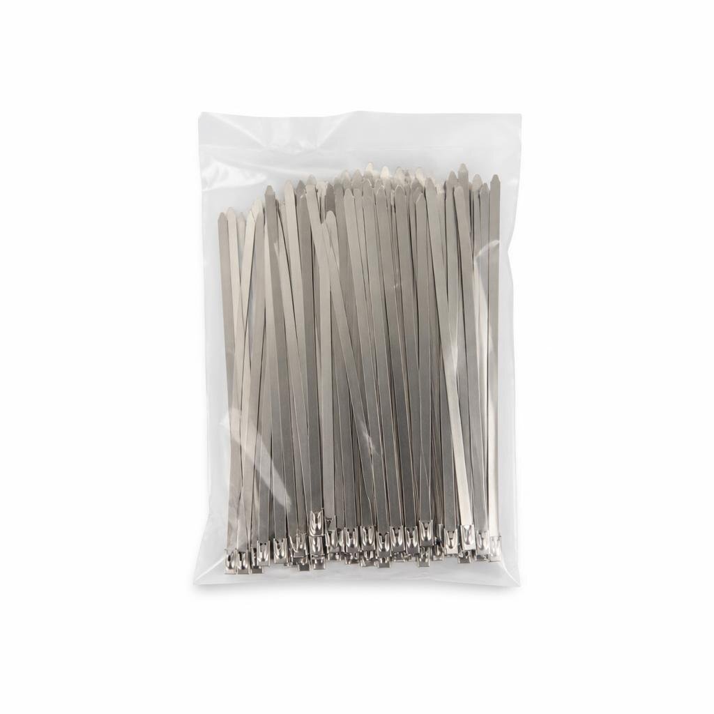 RAPID-TECH 12" X 4.6MM 304 STAINLESS STEEL CABLE TIE (100PCS/PKT)