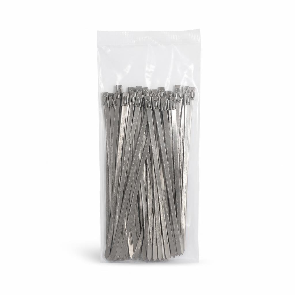 RAPID-TECH 20" X 4.6MM 304 STAINLESS STEEL CABLE TIE (100PCS/PKT)