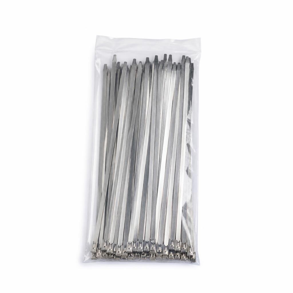 RAPID-TECH 22" X 4.6MM 304 STAINLESS STEEL CABLE TIE (100PCS/PKT)