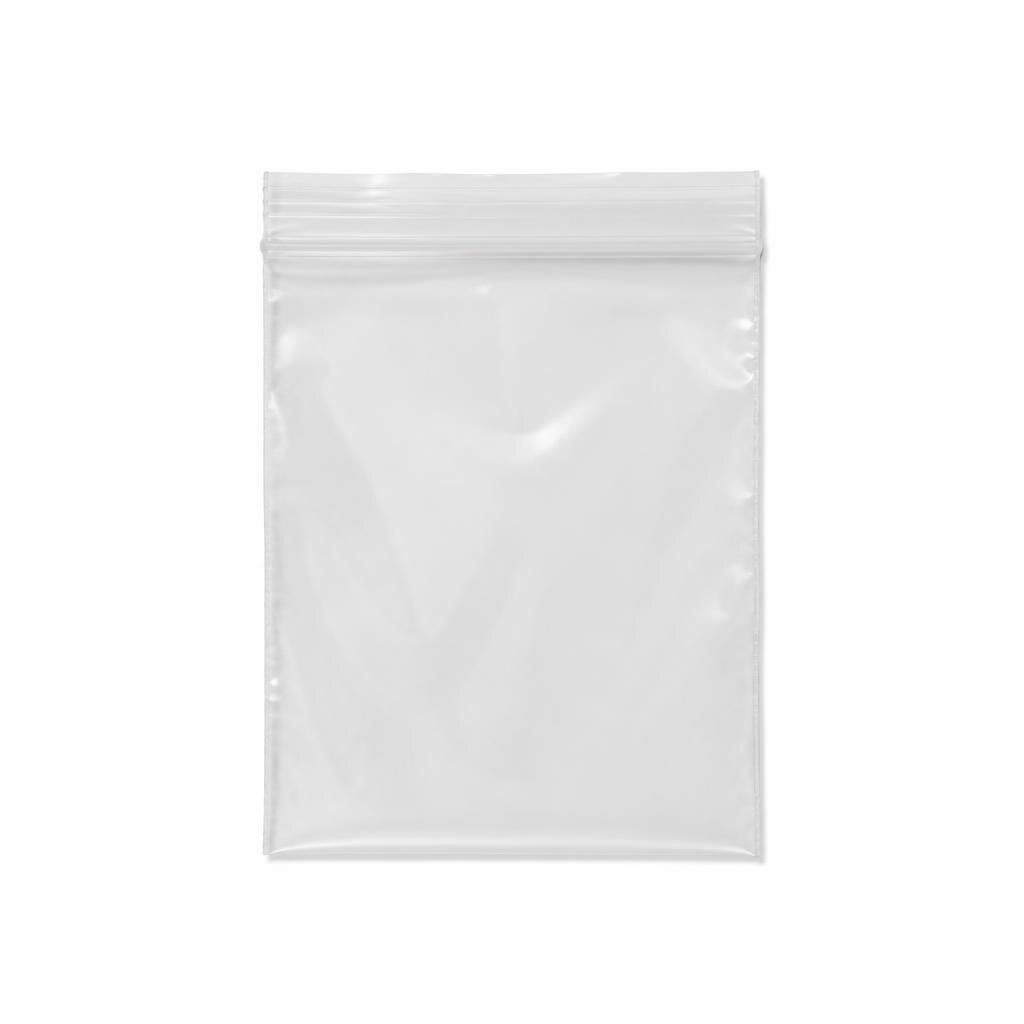CRYSTAL CLEAR ZIPPER BAG SIZE S (20PCS)