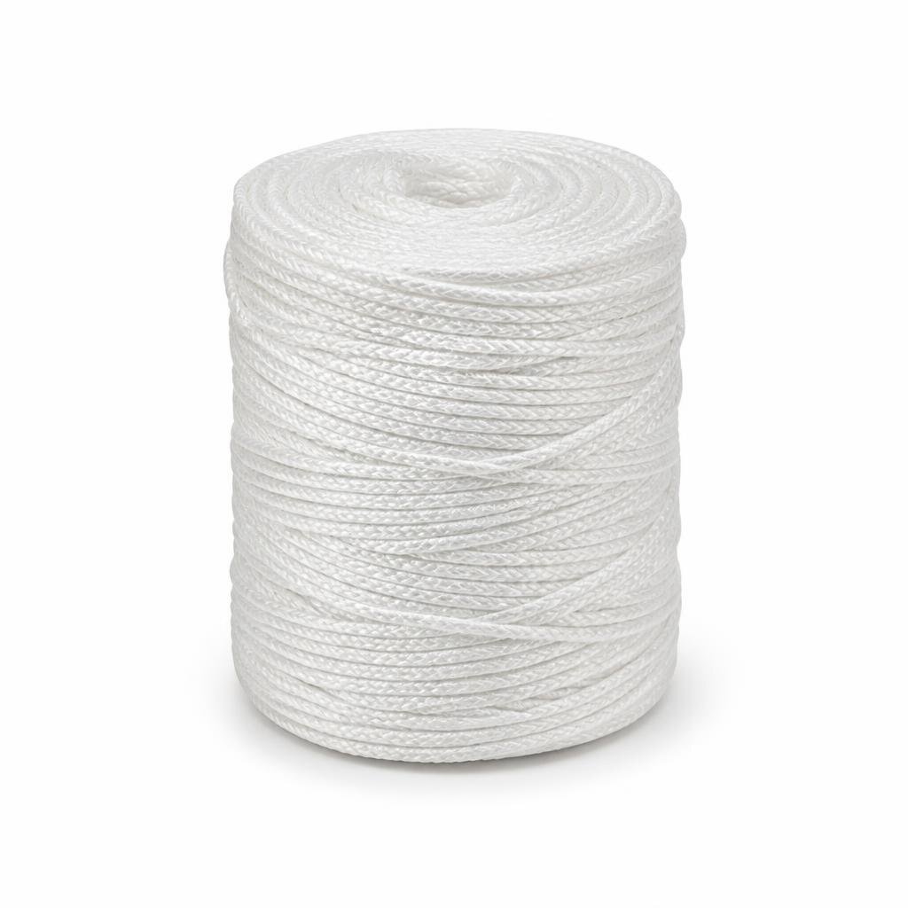 4MM PP NYLON ROPE - WHITE (375M) (3KG/ROLL)