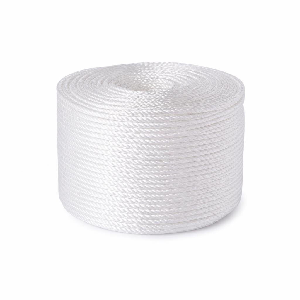 6MM PP NYLON ROPE - WHITE (256M)(5KG/ROLL)