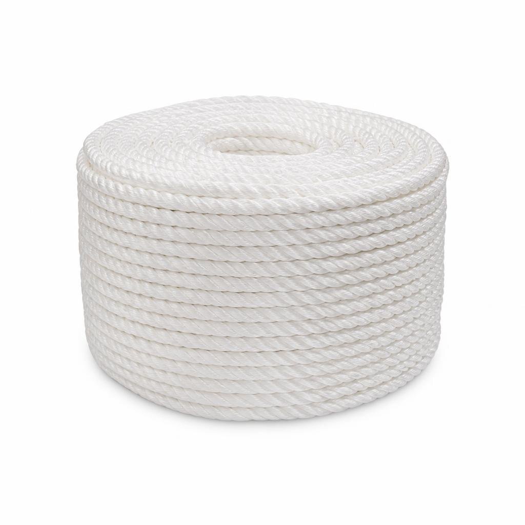 12MM PP NYLON ROPE - WHITE (241M)(18KG/ROLL)