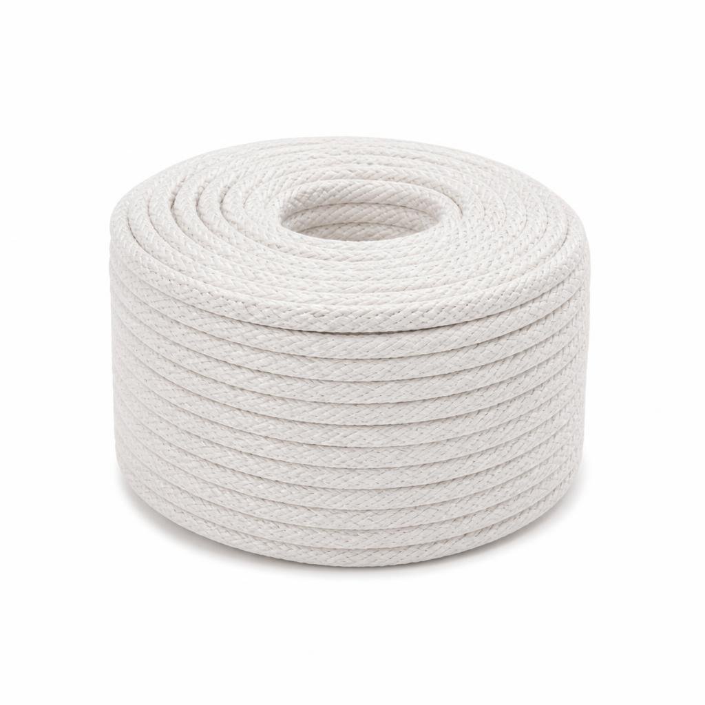 16MM X 100M BRAIDED ROPE - WHITE