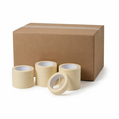 M-B.I. CARE 48MM X 10M MASKING TAPE (72PCS/CTN)