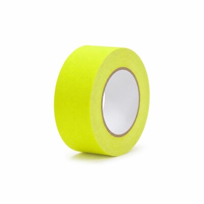 GRABBIT 36MM X 5Y CLOTH TAPE - FLUORESCENT YLW