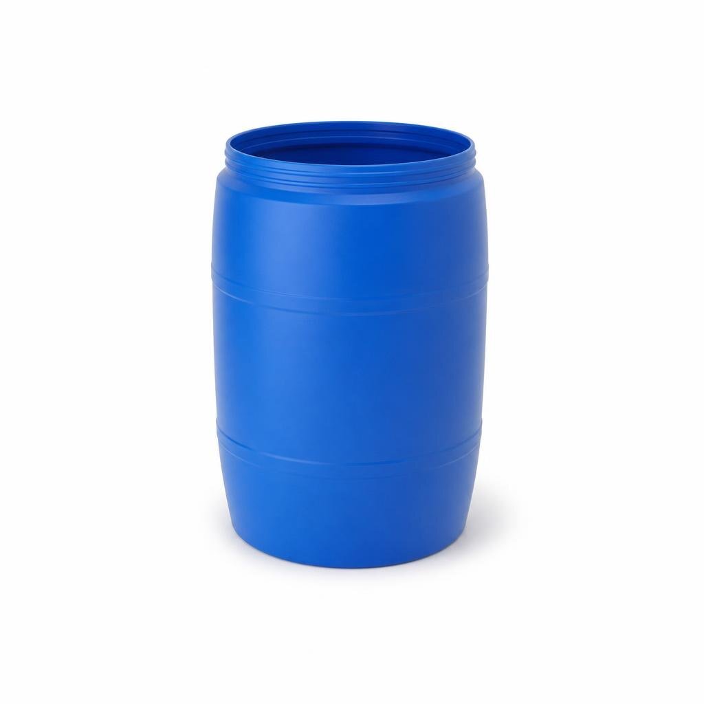 60L EMPTY HDPE OPEN TOP DRUM