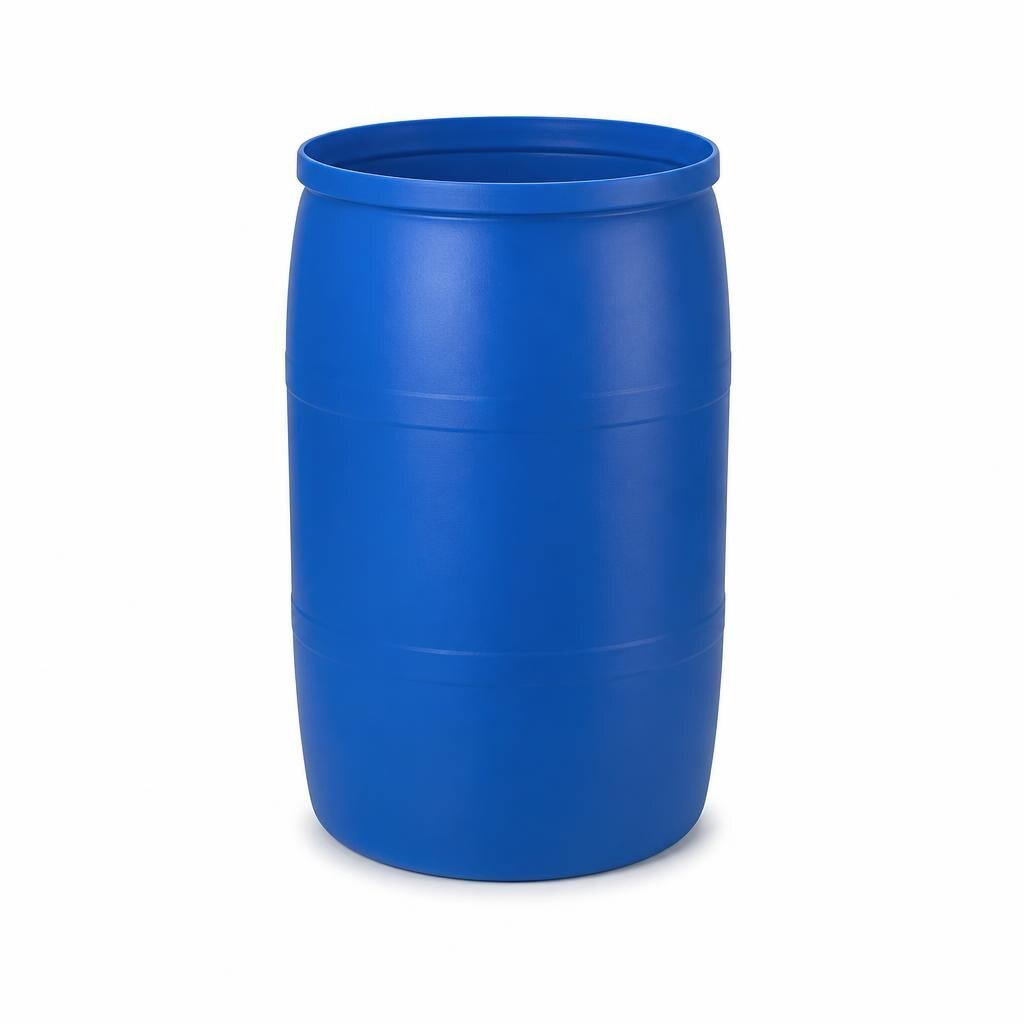 125L EMPTY HDPE OPEN TOP DRUM