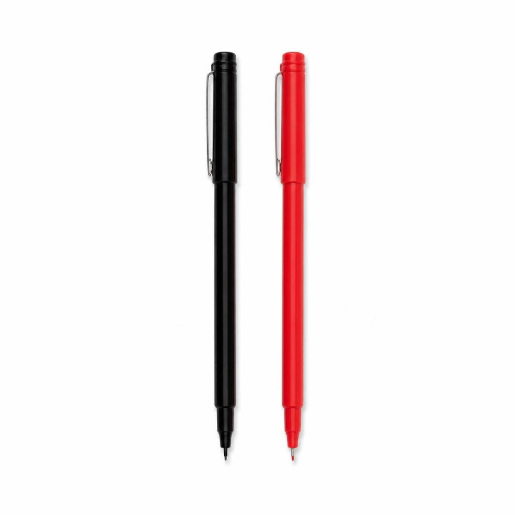 GRABBIT 1MM 2PCS SHARPLINER MARKER-BLK/RED