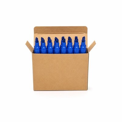 M-SHILI SL-T4899 MARKER LONG NIB - BLUE (10PCS/BOX)