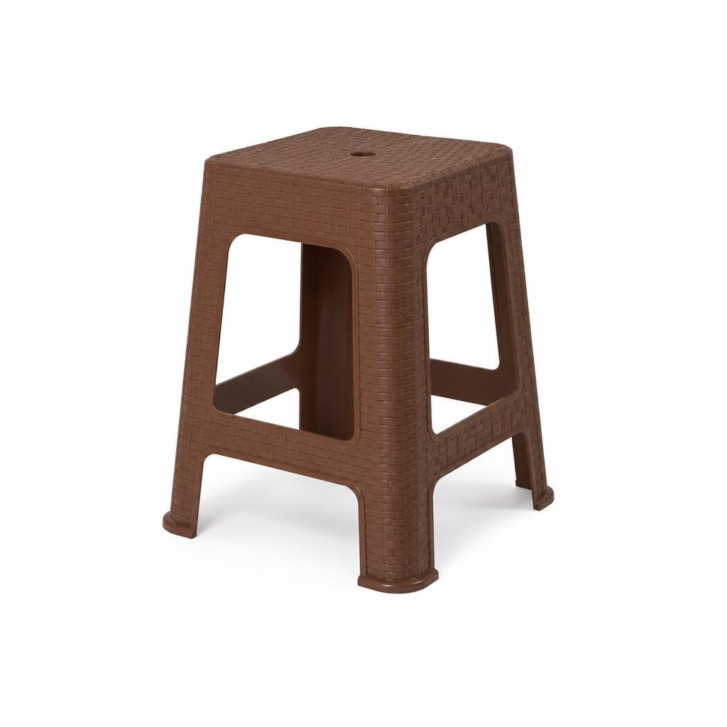 UNICA UN-0068BR PLASTIC STOOL - BROWN (CHAIR)
