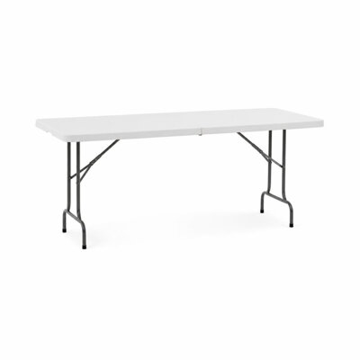 FT180 6FT FOLDING HALF TABLE 180 X 75 X 75CM