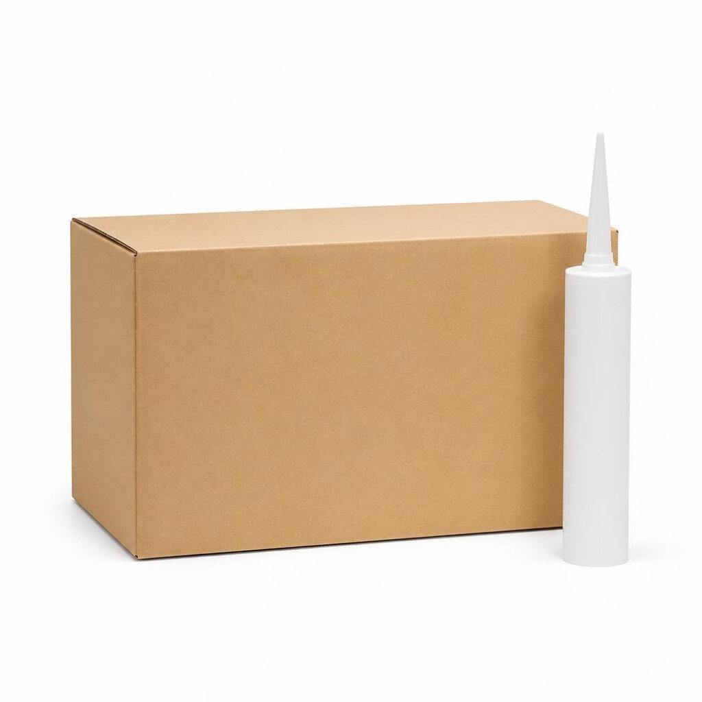 V-TECH VT222 ACRYLIC SILICONE - WHITE (24PCS/CTN)